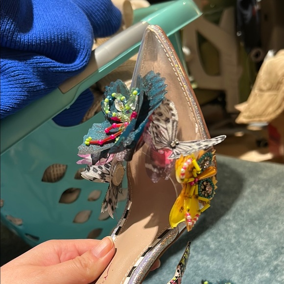 Betsey Johnson Women's Multicolor Butterfly Heels - Picture 6 of 9